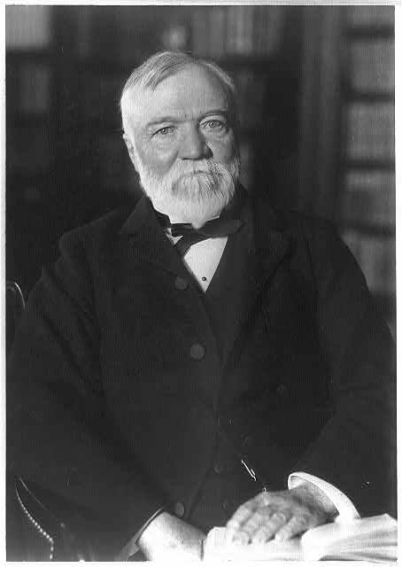 Photograph of Andrew Carnegie Photograph of Andrew Carnegie