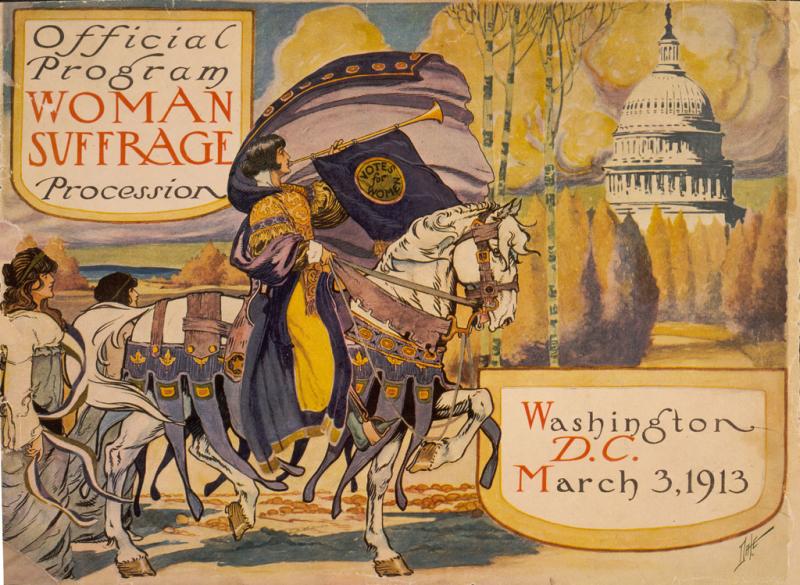 Official program, Woman suffrage procession, 1913 Official program, Woman suffrage procession, 1913