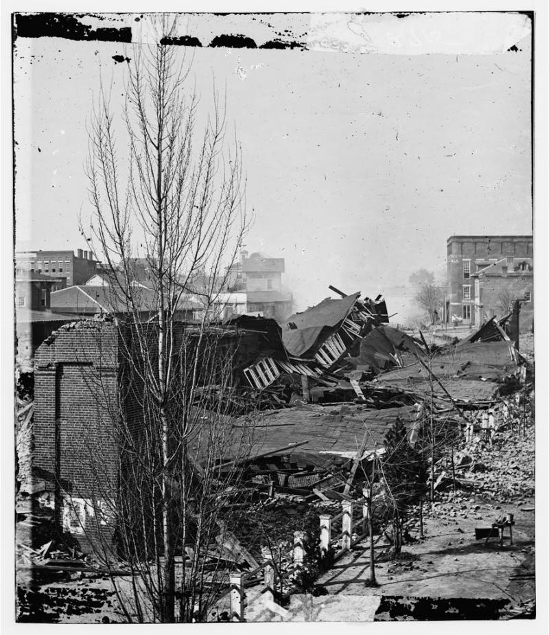 Atlanta in ruins, circa 1864 Atlanta in ruins, circa 1864