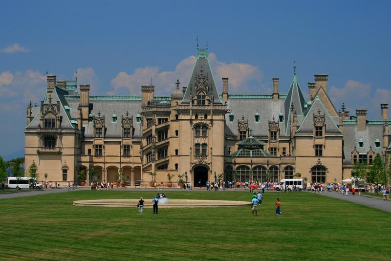 Biltmore Estate - daytime view Biltmore Estate - daytime view