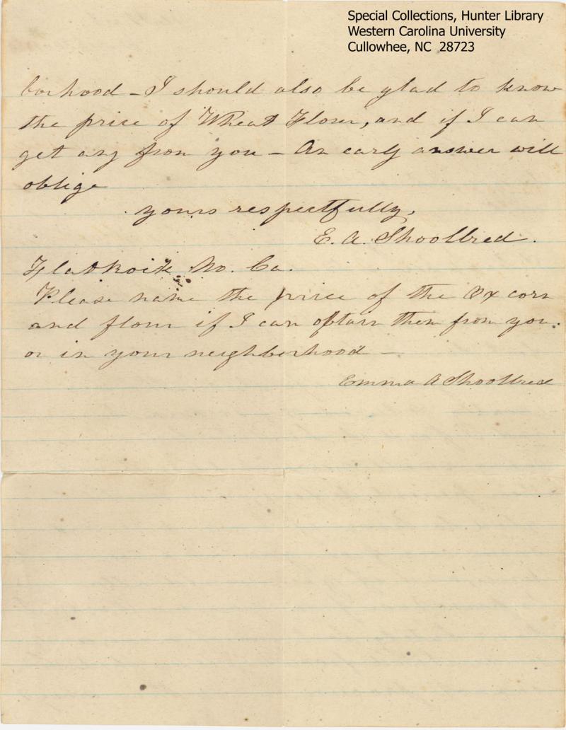 <img typeof="foaf:Image" src="http://statelibrarync.org/learnnc/sites/default/files/images/cathey2.jpg" width="1208" height="1559" alt="Letter from Emma A. Shoolbred to Col. Cathey, 1863" title="Letter from Emma A. Shoolbred to Col. Cathey, 1863" /> <img typeof="foaf:Image" src="http://statelibrarync.org/learnnc/sites/default/files/images/cathey2.jpg" width="1208" height="1559" alt="Letter from Emma A. Shoolbred to Col. Cathey, 1863" title="Letter from Emma A. Shoolbred to Col. Cathey, 1863" />