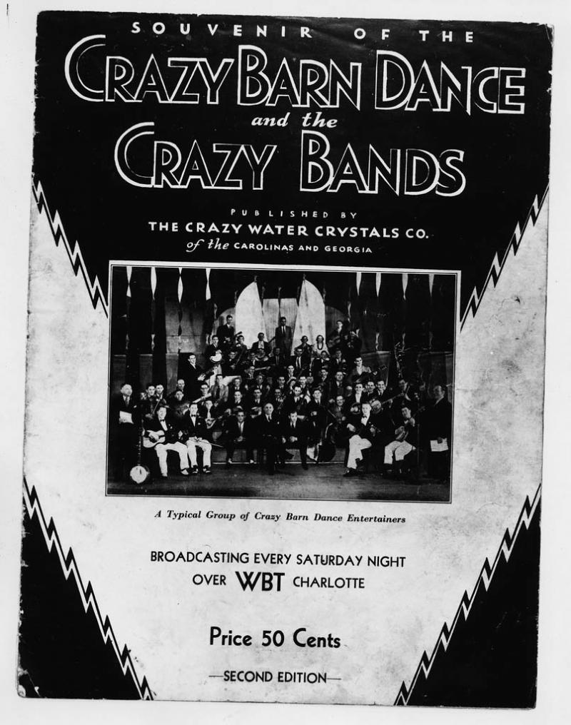 Souvenir of the Crazy Barn Dance Pamphlet from the Barn Dance.