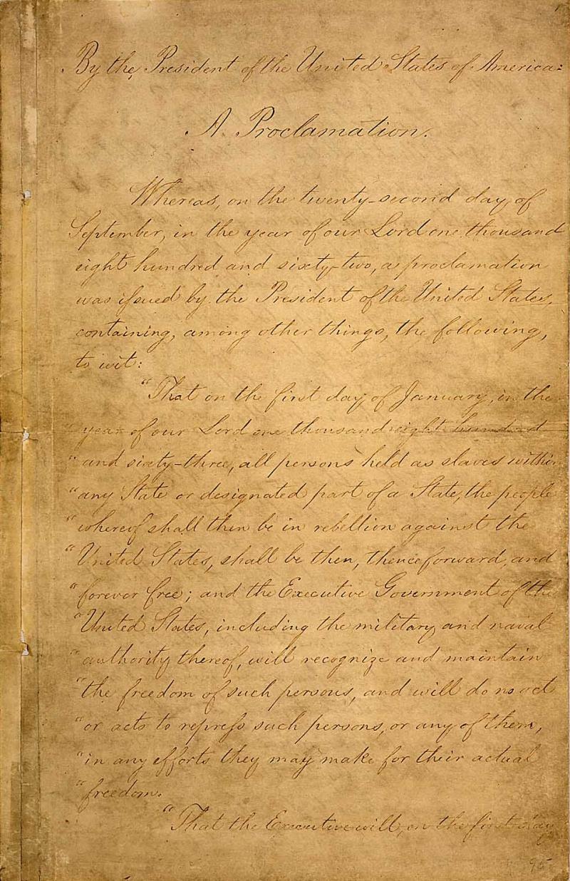 <img typeof="foaf:Image" src="http://statelibrarync.org/learnnc/sites/default/files/images/emancipation_01.jpg" width="963" height="1488" alt="The Emancipation Proclamation" title="The Emancipation Proclamation" /> <img typeof="foaf:Image" src="http://statelibrarync.org/learnnc/sites/default/files/images/emancipation_01.jpg" width="963" height="1488" alt="The Emancipation Proclamation" title="The Emancipation Proclamation" />