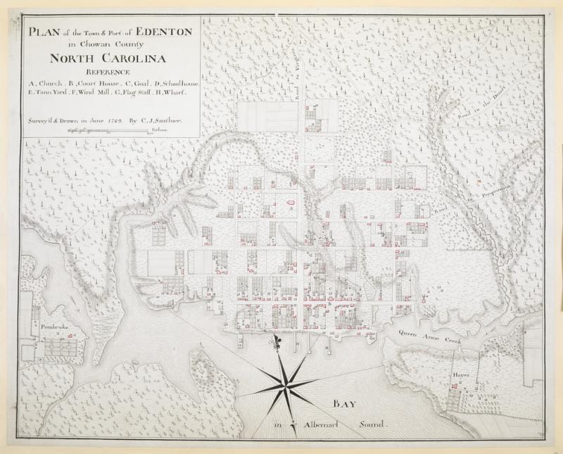 Plan of the Town & Port of Edenton in Chowan County Plan of the Town & Port of Edenton in Chowan County