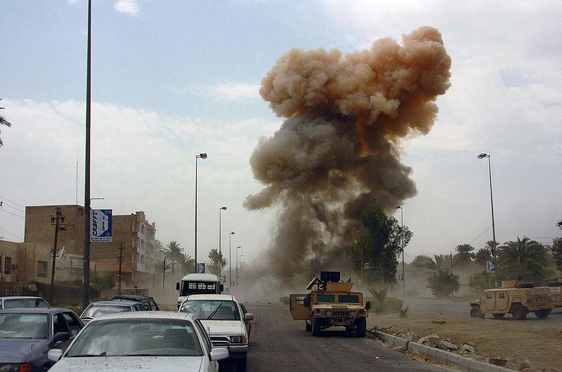 Iraq War car bomb Iraq War car bomb