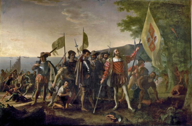 Landing of Columbus Landing of Columbus