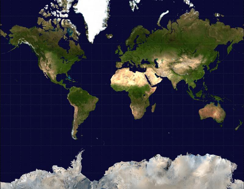 <img typeof="foaf:Image" src="http://statelibrarync.org/learnnc/sites/default/files/images/mercator-projection.jpg" width="2048" height="1588" alt="World satellite map in Mercator projection" title="World satellite map in Mercator projection" /> <img typeof="foaf:Image" src="http://statelibrarync.org/learnnc/sites/default/files/images/mercator-projection.jpg" width="2048" height="1588" alt="World satellite map in Mercator projection" title="World satellite map in Mercator projection" />