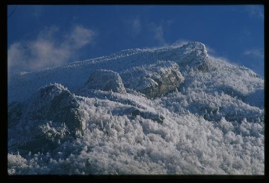 Grandfather Mountain in the snow Grandfather Mountain in the snow