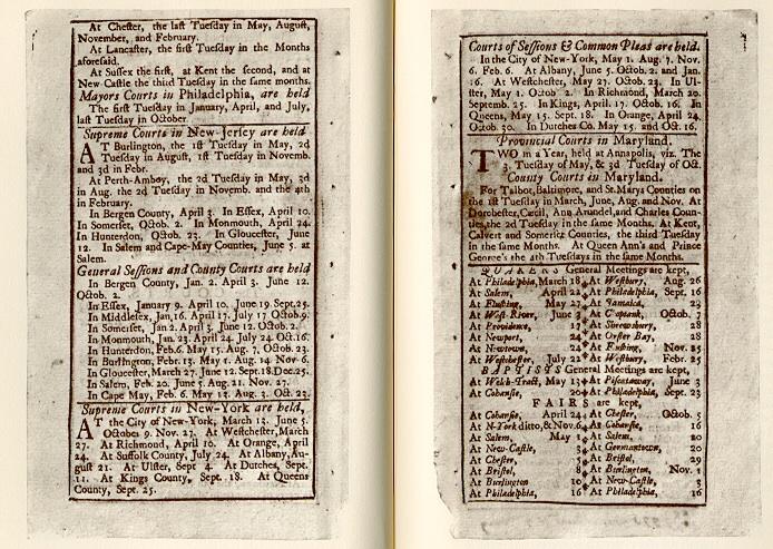 Poor Richard's Almanack, 1733 Poor Richard's Almanack, 1733