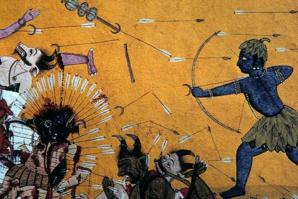 <img typeof="foaf:Image" src="http://statelibrarync.org/learnnc/sites/default/files/images/thai_rama_164.jpg" width="600" height="400" alt="Painting shows Rama shooting arrows in battle with Ravana's demons" title="Painting shows Rama shooting arrows in battle with Ravana's demons" /> <img typeof="foaf:Image" src="http://statelibrarync.org/learnnc/sites/default/files/images/thai_rama_164.jpg" width="600" height="400" alt="Painting shows Rama shooting arrows in battle with Ravana's demons" title="Painting shows Rama shooting arrows in battle with Ravana's demons" />
