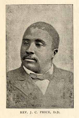 Rev. J.C.Price, D.D. 1895. Photo courtesy of DocSouth, UNC. Rev. J.C.Price, D.D. 1895. Photo courtesy of DocSouth, UNC.