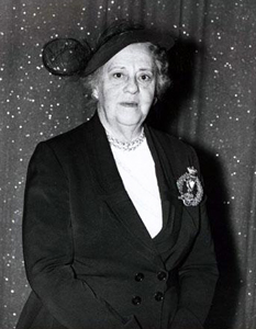 Inglis Fletcher, circa 1953-1957, winner of the Sir Walter Raleigh Award for Fiction for Outstanding Literary Achievement in 1953. Image from the North Carolina Museum of History.