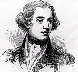 Engraving of Banastre Tarleton, 1859. Image from the North Carolina Museum of History.