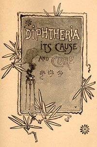 Pamphlet from Polk Diphtheria Cure Co. of Boston, Massachusetts. Image courtesy of the UNC-CH libraries. 