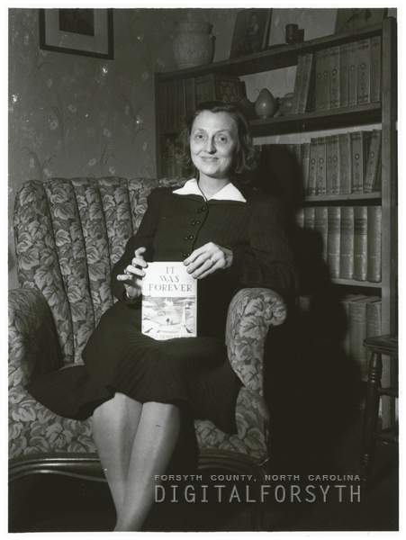 "Daisy Hendley Gold, author of “It Was Forever,” 1940." Photo courtesy of Digital Forsyth. Daisy Hendley Gold