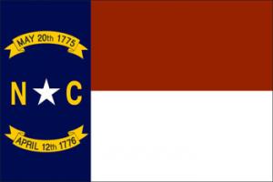 North Carolina State Flag. Image from NC Secretary of State website. State flag of North Carolina