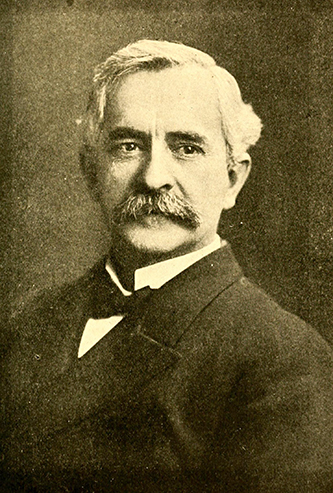 A photograph of Amzi Clarence Dixon published in 1912. Image from the Internet Archive.