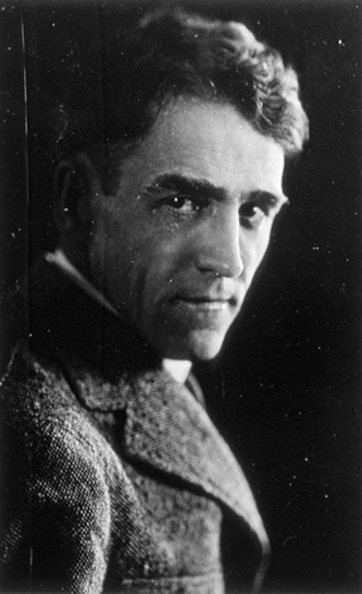A Lantern Slide of Fredrick H. Koch, circa 1890s-1920s. Image from the North Carolina Collection Photographic Archives, University of North Carolina at Chapel Hill. 