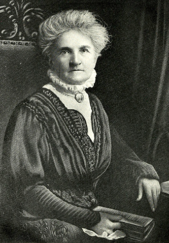 An engraving of Elvira Worth Jackson Walker Moffitt published in 1917. Image from the Internet Archive / N.C. Goverment & Heritage Library.