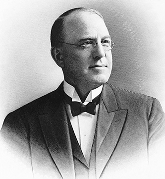 A 1905 engraving of James Turner Morehead (1840-1908). Image from Archive.org.