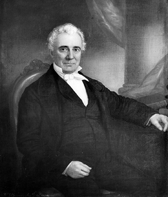 Photograph of the portrait of James Phillips by William Garl Brown, 1859. Image from the North Carolina Collection Photographic Archives, University of North Carolina at Chapel Hill.