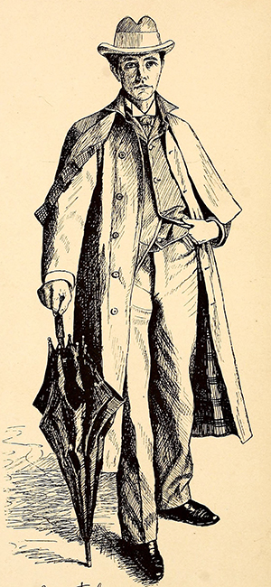 A self portrait of William George Randall. Image from Archive.org.