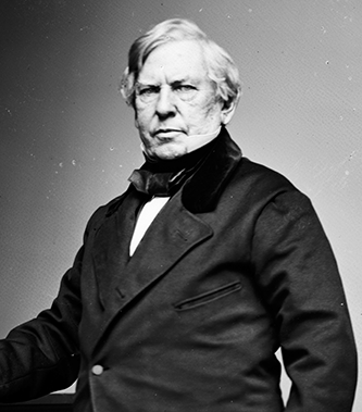 A photograph of William Winston Seaton, circa 1861-1865. Image from the Library of Congress.