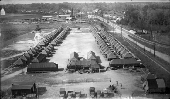 WWII POW Camp in Williamston, N.C. Image courtesy of East Carolina University Special Collections. WWII POW Camp in Williamston, N.C. Image courtesy of East Carolina University Special Collections.