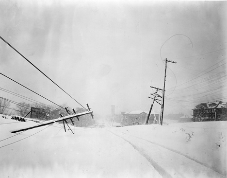 Snow Storm, April 2-3, 1915, Hillsborough Road, near A&M College, Raleigh, NC. From Carolina Power and Light Photograph Collection, North Carolina State Archives, call #: PhC68_1_490_1. Snow Storm, April 2-3, 1915, Hillsborough Road (Hillsborough Street?), near A&M College (NC State University?), Raleigh, NC. From Carolina Power and Light Photograph Collection, North Carolina State Archives, call #: PhC68_1_490_1.