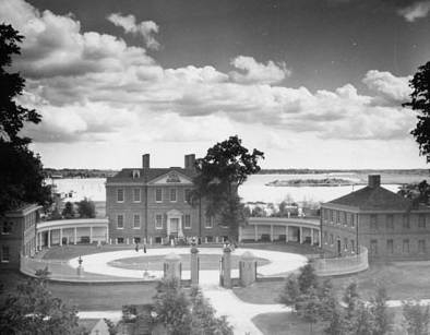 Tryon Palace, c.1963, New Bern, NC. Elevated View. From Carolina Power and Light Photograph Collection, North Carolina State Archives, call #: PhC68_1_60_2. Tryon Palace, c.1963, New Bern, NC. Elevated View. From Carolina Power and Light Photograph Collection, North Carolina State Archives, call #: PhC68_1_60_2.