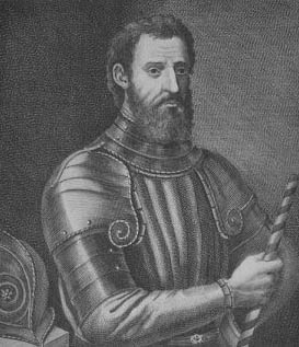 Giovanni da Verrrazano, an early North Carolina explorer. Image courtesy of Learn NC. Giovanni da Verrrazano, an early North Carolina explorer. Image courtesy of Learn NC.